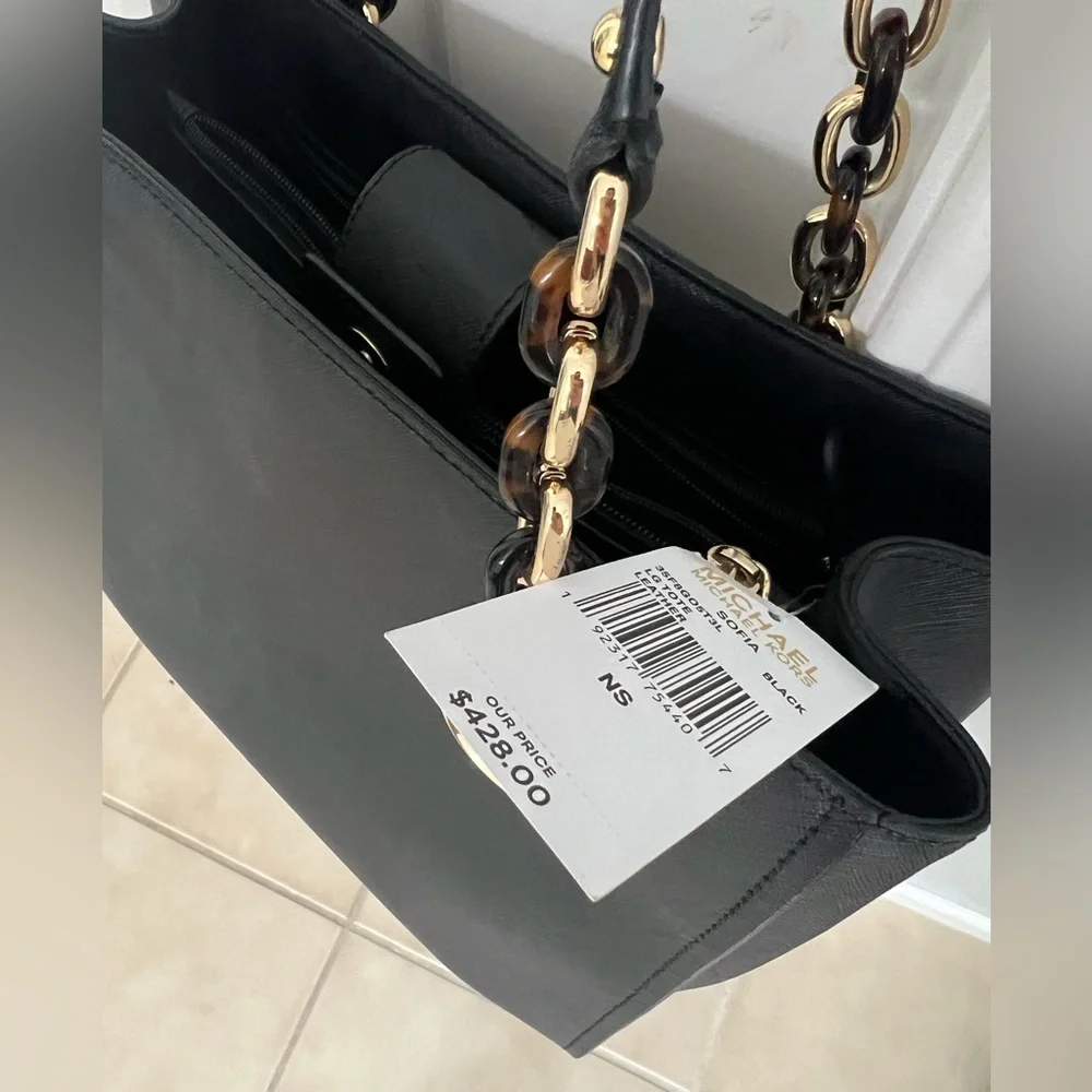 Black Michael Kors Sofia Tote bag - Picture 3 of 11